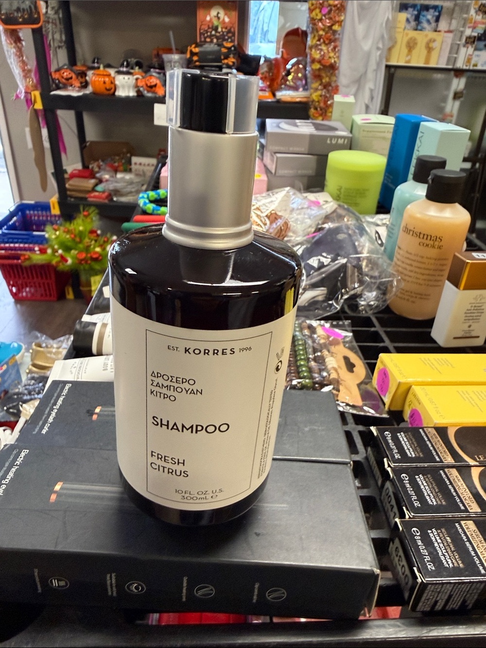 Korres Black & Cream Fresh Citrus Shampoo Bottle